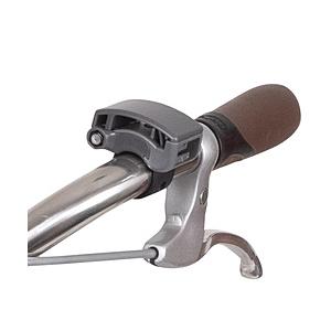 OGK ヘルメットホルダー(対応ハンドル径：φ20mm〜30mm/Dグレー×グレー) HH-002 | 