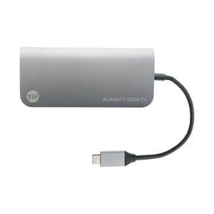 TUNEWEAR 0.12m［USB-C オス→メス SDカードスロット / micro SDカードスロット / HDMI / Mini DisplayPort / LAN / USB-Aｘ2 / USB-Cｘ1］ | TUNEWEAR