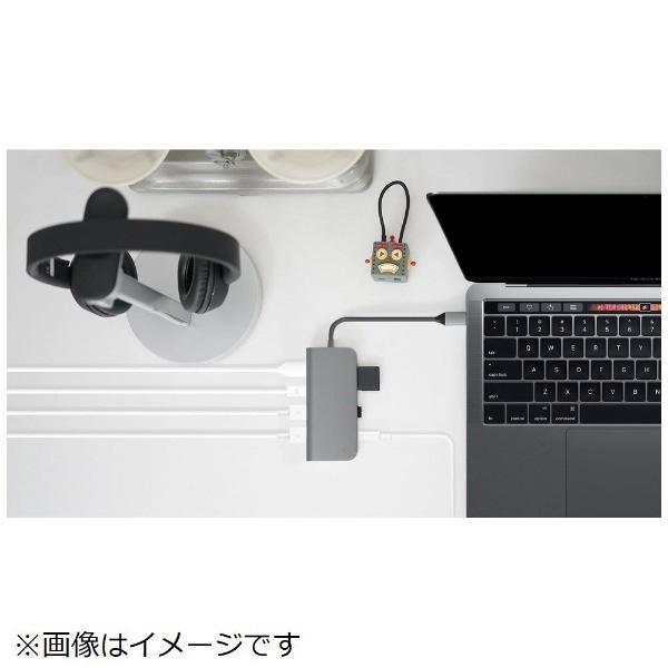 TUNEWEAR 0.12m［USB-C オス→メス SDカードスロット / micro SDカードスロット / HDMI / Mini DisplayPort / LAN / USB-Aｘ2 / USB-Cｘ1］ | TUNEWEAR | 05