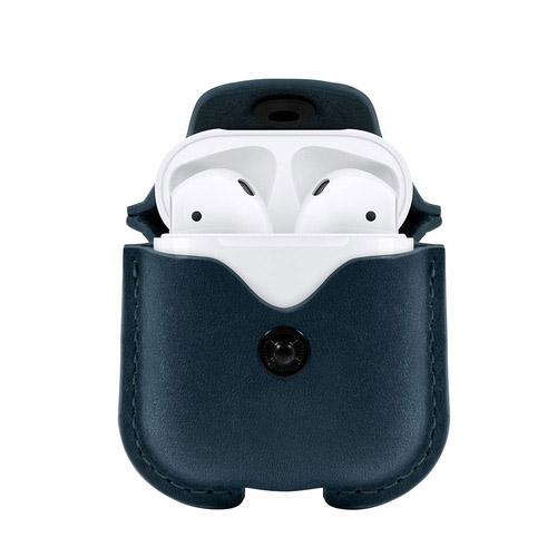 TWELVESOUTH AirSnap for AirPods - ディープティール AirPods(エアーポッズ)本革 レザーケース 充電OK 落下防止 カラビナ付き TWS-BG-000050 [振込不可] | フォーカルポイント | 01