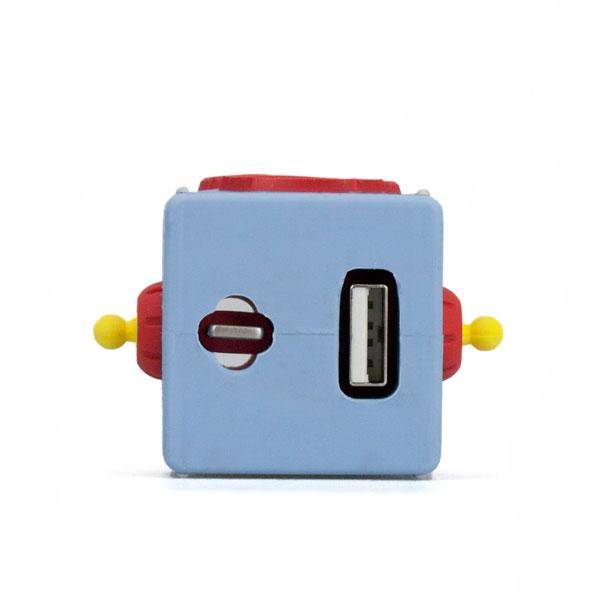 TUNEWEAR TUNEWEAR CableArt ロボット Lightningケーブル 18cm (MFi取得) ブルー TUN-OT-000025c [18cm] 【864】 | TUNEWEAR | 04