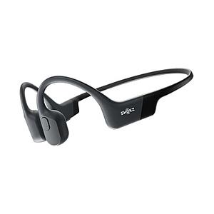 Shokz ブルートゥースイヤホン 耳かけ型 骨伝導 OpenRun ブラック SKZ-EP-000003 ［ワイヤレス(ネックバンド) /骨伝導型 /Bluetooth対応］ [振込不可] | 