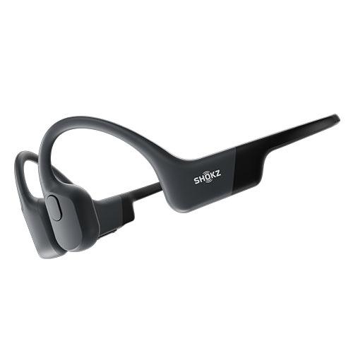 Shokz ブルートゥースイヤホン 耳かけ型 骨伝導 OpenRun ブラック SKZ-EP-000003 ［ワイヤレス(ネックバンド) /骨伝導型 /Bluetooth対応］ [振込不可] |  | 02