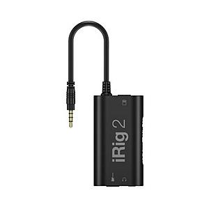 IK Multimedia 〔ギター用 モバイルインターフェイス〕iRig 2 (Android/iOS/Mac対応)  IKM-OT-000042N | 