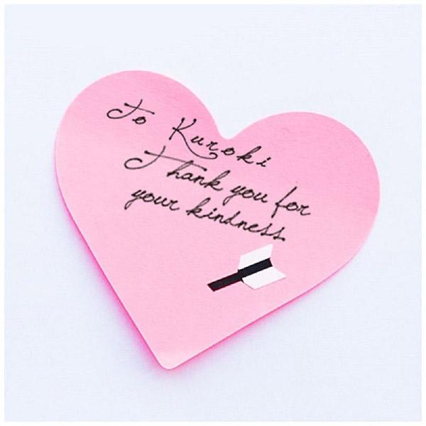 クラスタージャパン ピッタ ハッピーふせん ハート CHSN03 | ブランド登録なし | 03