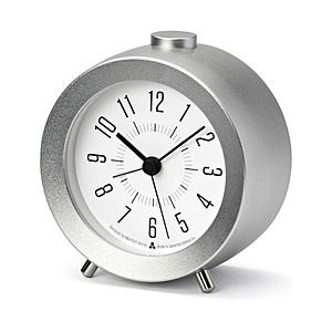 タカタレムノス アラーム置時計 【JIJI alarm（ジジアラーム）】 シルバー AWA1304SL ［アナログ］ | 