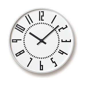 タカタレムノス エキ クロック  ホワイト TIL16-01WH | 
