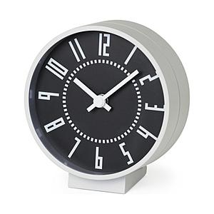 タカタレムノス エキクロック 置時計  ブラック TIL19-08BK | 