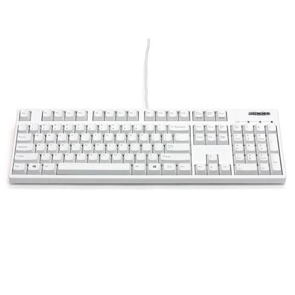 FILCO(フィルコ) 有線キーボード［USB＆PS/2］Majestouch 2 HAKUA かな無し／テンキー有り 茶軸（英語配列104キー・マットホワイト）　FKBN104M/EMW2 | FILCO