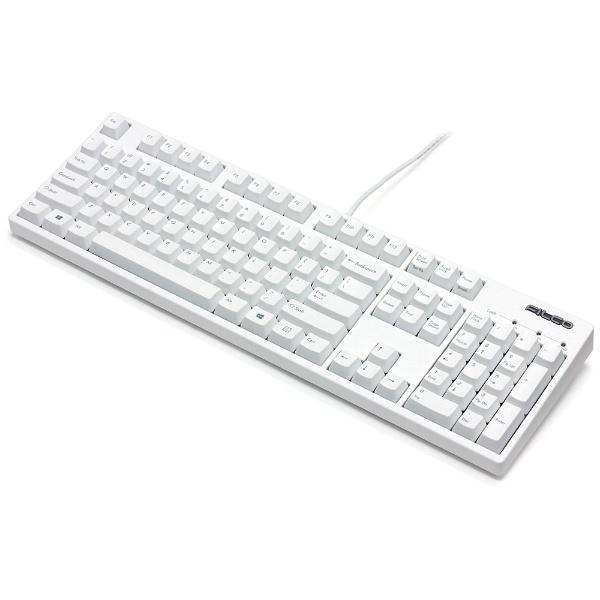 FILCO(フィルコ) 有線キーボード［USB＆PS/2］Majestouch 2 HAKUA かな無し／テンキー有り 茶軸（英語配列104キー・マットホワイト）　FKBN104M/EMW2 | FILCO | 01