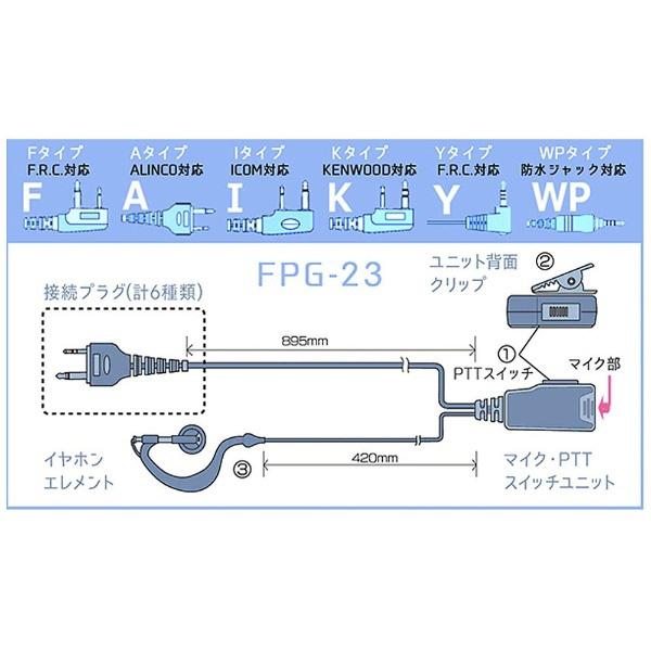 FRC イヤホンマイクPROシリーズ 耳掛けタイプ FIRSTCOM対応 FPG-23F | FRC | 02