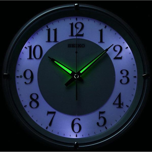 SEIKO 電波自動点灯掛け時計 「ファインライトNEO」　KX233B [振込不可] | SEIKO | 02