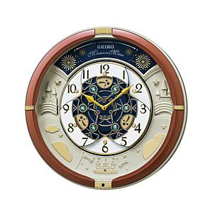 SEIKO からくり掛け時計　RE601B RE601B 茶メタリック | SEIKO