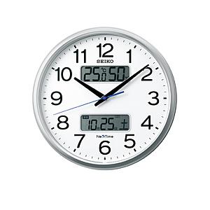 SEIKO 電波掛け時計　「ネクスタイム」　ZS250S 銀色メタリック | SEIKO