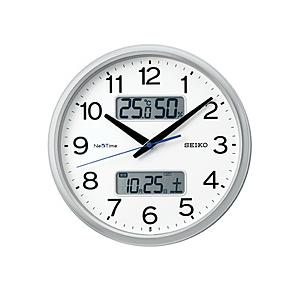 SEIKO 電波掛け時計　「ネクスタイム」 ZS251S 銀色メタリック | ブランド登録なし