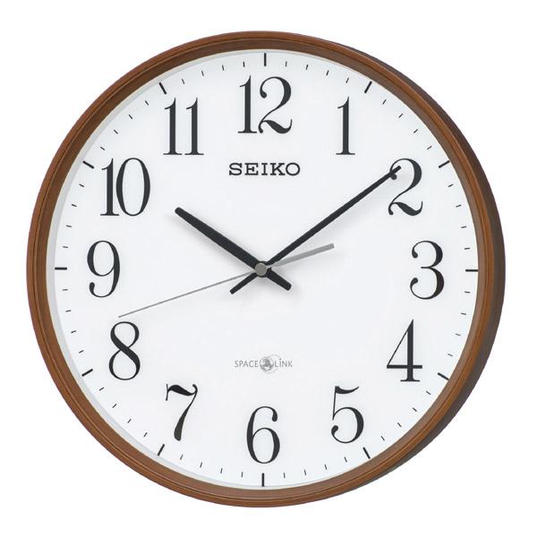 SEIKO 衛星電波掛け時計 「スペースリンク」 GP220B GP220B 薄茶木目模様 | SEIKO | 01