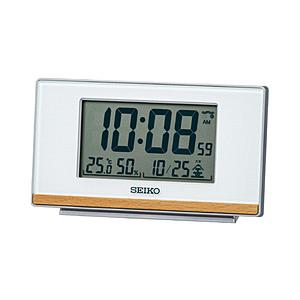 SEIKO 電波目ざまし時計　SQ793W 白パール模様 [振込不可] | SEIKO