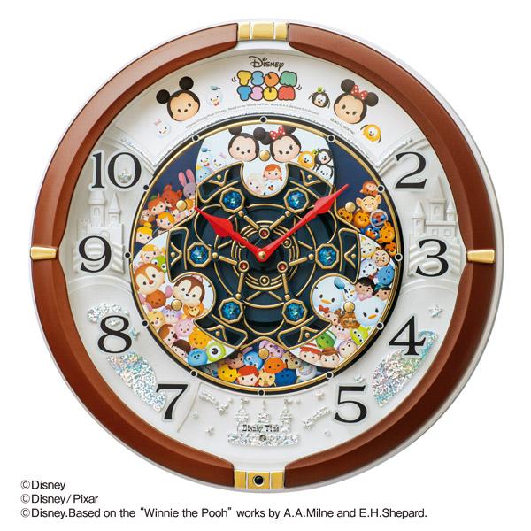 SEIKO からくり掛け時計「Disney Time（ディズニータイム）」　FW588B 茶メタリック | SEIKO | 01
