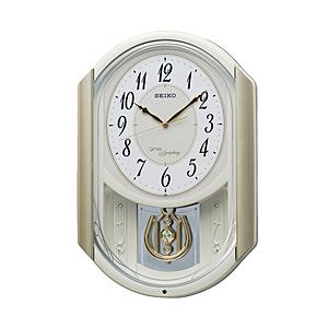 SEIKO からくり時計 【ウェーブシンフォニー】 薄金色パール AM263S ［電波自動受信機能有］ | ブランド登録なし
