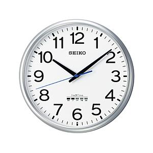 SEIKO 掛け時計 【ネクスタイム】 銀色メタリック ZS253S ［電波自動受信機能有］ [振込不可] | SEIKO