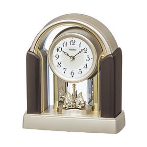 SEIKO 置き時計 【スタンダード】 茶メタリック BY244G ［電波自動受信機能有］ | ブランド登録なし