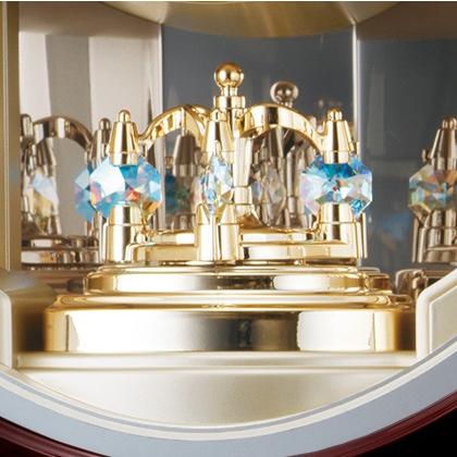 SEIKO からくり時計 【ウェーブシンフォニー】 濃茶マーブル模様 AM265B ［電波自動受信機能有］ | SEIKO | 02