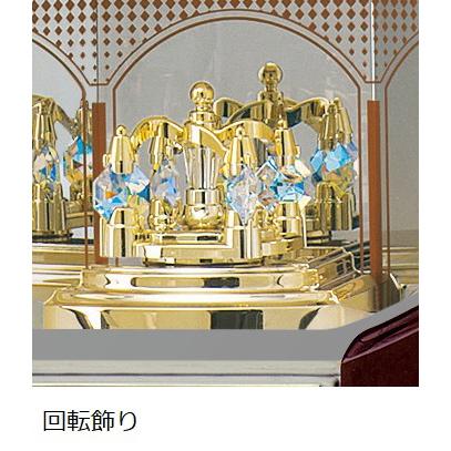 SEIKO からくり時計 【ウェーブシンフォニー】 濃茶マーブル模様 RE581B ［電波自動受信機能有］ [振込不可] | SEIKO | 03