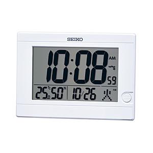 SEIKO 掛け置き兼用時計 【温度・湿度表示つき】  白 SQ447W ［電波自動受信機能有］ | SEIKO