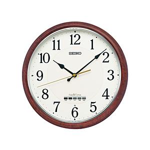 SEIKO 掛け時計 【ネクスタイム】 茶木目 ZS256B ［電波自動受信機能有］ | SEIKO