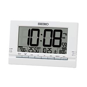 SEIKO 目覚まし時計  白 SQ323W ［デジタル /電波自動受信機能有］ | SEIKO