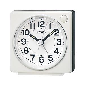 SEIKO 目覚まし時計 【PYXIS】 ホワイト NR449W ［アナログ］ | SEIKO