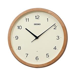 SEIKO 掛け時計 【スタンダード】 薄茶木地 KX272B ［電波自動受信機能有］ | SEIKO