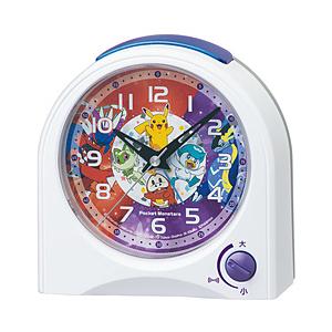 SEIKO 目覚まし時計 【ポケットモンスター】 白 CQ425W ［アナログ］ | SEIKO