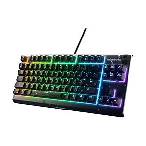 SteelSeries ゲーミングキーボード APEX 3 TKL(英語配列) ブラック 64831J ［有線 /英語配列 /メンブレン］ | 