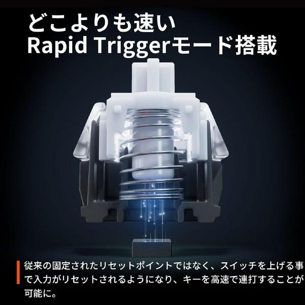 SteelSeries ゲーミングキーボード(ラピッドトリガー対応) Apex Pro Mini Wireless(英語配列 US配列)  64842J ［有線・ワイヤレス /Bluetooth・USB-A＋USB-C］ |  | 02