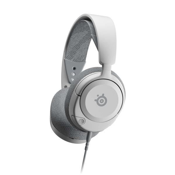 SteelSeries 61607J ゲーミングヘッドセット Arctis Nova 1 ホワイト ［φ3.5mmミニプラグ /両耳 /ヘッドバンドタイプ］ | 