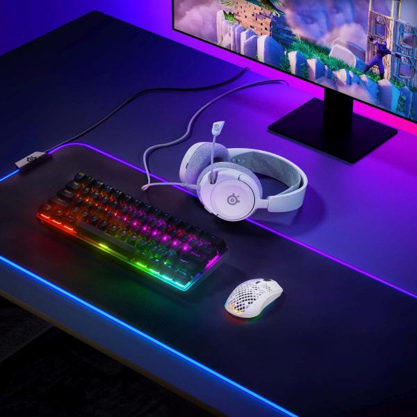 SteelSeries 61607J ゲーミングヘッドセット Arctis Nova 1 ホワイト ［φ3.5mmミニプラグ /両耳 /ヘッドバンドタイプ］ |  | 07
