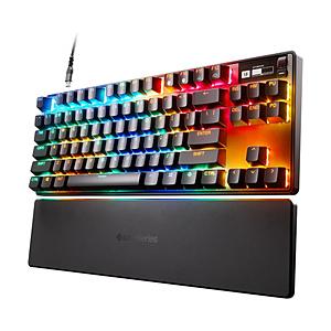 SteelSeries ゲーミングキーボード＋リストレスト Apex Pro TKL(2023)(英語配列)  64856J ［有線 /USB］ [振込不可] | 