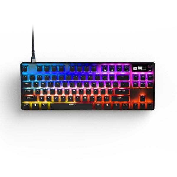 SteelSeries ゲーミングキーボード＋リストレスト Apex Pro TKL(2023)(英語配列) 64856J ［有線 /USB］ [振込不可]