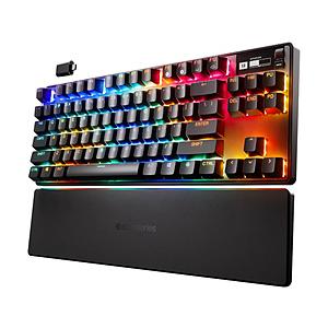 SteelSeries ゲーミングキーボード＋リストレスト Apex Pro TKL Wireless(2023)(英語配列)  64865J ［有線・ワイヤレス /Bluetooth・USB］ | 