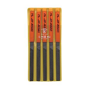ツボサン HI005-03 ツボサン 組ヤスリ 5本組 平 細目 | 