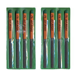 ツボサン HI008-02 ツボサン 組ヤスリ 8本組 平 中目 | 