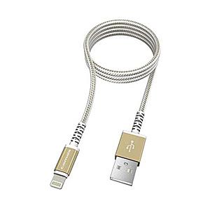 多摩電子工業 TH112L10D Lightning METAL USB Cabel GD | 多摩電子工業