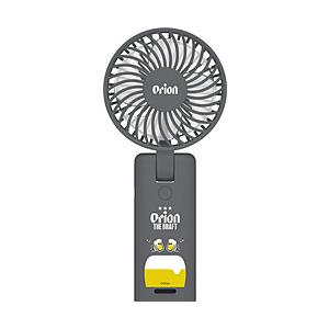 多摩電子工業 折り畳みハンディファン オリオンビールコラボモデル グレー | 多摩電子工業
