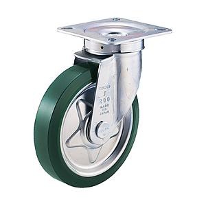 トラスコ中山 プレス製ウレタンキャスター 自在 Φ200 TUJ200 | TRUSCO中山