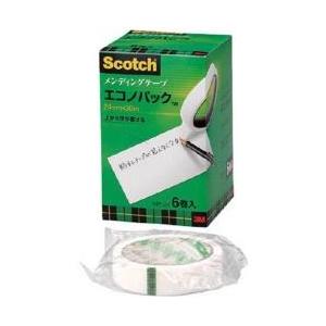 3Mジャパン 3M　メンディングテープエコノパック　24mmX30m　6巻入　巻芯径76mm MP-24 | 