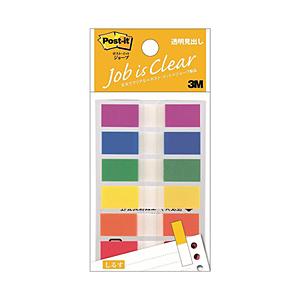 3Mジャパン ジョーブ透明見出し Post-it(ポスト・イット) 混色 683MH | 