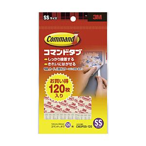 3Mジャパン 3M　コマンドタブ　SSサイズ　120枚入り CM3PSS-120 | 