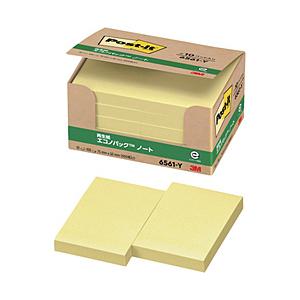 3Mジャパン ポスト・イット　75X50mm　100枚X10パッド　イエロー | 