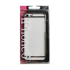 【在庫限り】 オズマ iPhone6 (4.7) PCジャケット サイドメッキ  ガンメタ JKMKPC-IP6GR 【864】 [振込不可] | osma
